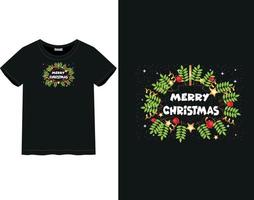 Merry Christmas Day t-shirt vector