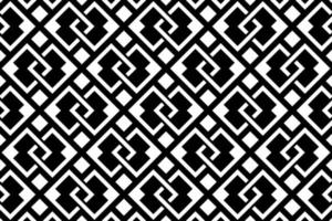 Seamless pattern vector, Geometric texture, Black and White vector