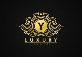 Letter Y Luxury Decoration Logo vector