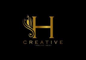 Letter H Luxury Logo Template vector