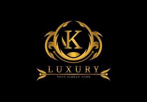 Letter K Luxury Logo Template Decoration vector