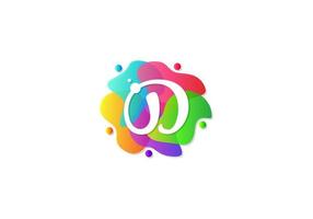 Letter D Logotype Gradient Colorful, Logo Template Design Vector. vector