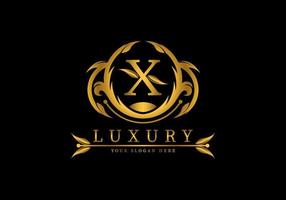 Letter X Luxury Logo Template Decoration vector