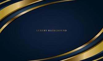 Luxury Navy Blue Background With a golden color combination. vector
