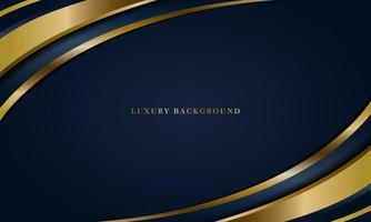 Luxury Navy Blue Background With a golden color combination. vector