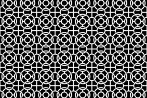 Seamless Pattern Geometric Vector, Black and White vector