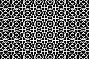 Seamless Pattern Geometric Vector, Black and White vector