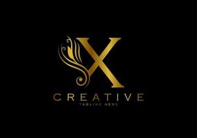 Letter X Luxury Logo Template vector