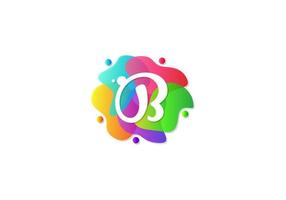 Letter B Logotype Gradient Colorful, Logo Template Design Vector. vector