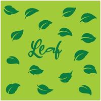 Simple abstract leaf wallpaper. Background texture with green leaf theme. Suitable for use as a background for banner designs, posters and any design that uses a nature theme vector