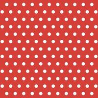 red and white dot seamless pattern background vector