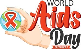 World Aids Day Poster Design vector