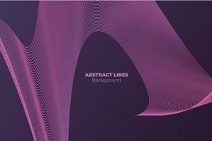 fondo abstracto, plantilla vectorial para sus ideas, textura de líneas monocromáticas, líneas onduladas vector