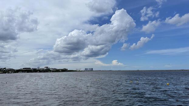 vista panorámica de la playa foto