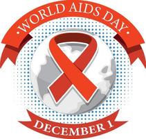 World Aids Day Poster Design vector