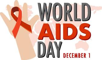 World AIDS Day Poster Design vector