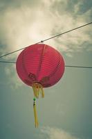 Red Chinese Paper Lantern photo