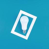 Energy saving and eco friendly LED light bulb photo