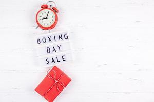 Boxing day sale seasonal promotion photo