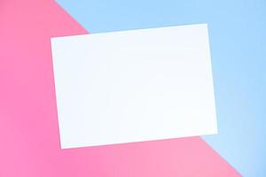 fondo geométrico de papel de color pastel foto
