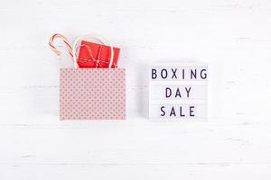 Boxing day sale seasonal promotion photo