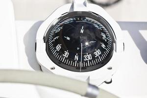 Sailing yacht compass photo