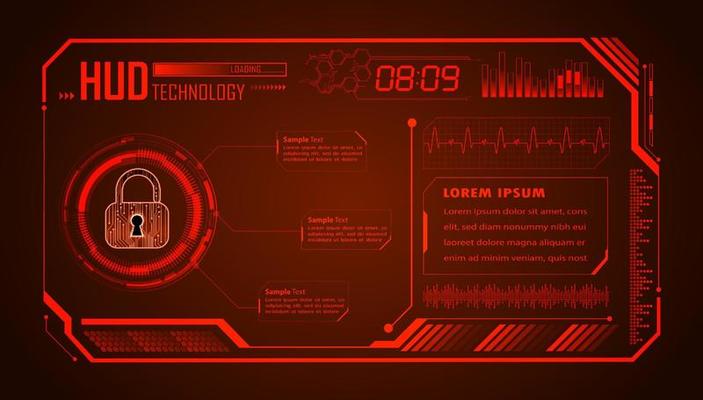 Modern HUD Technology Background