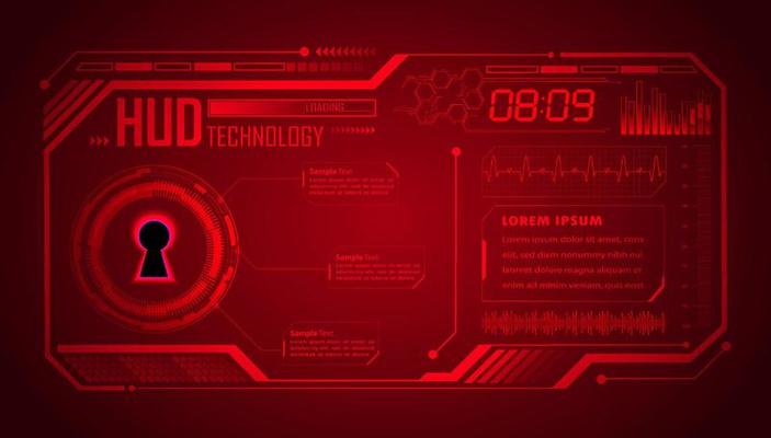 Modern HUD Technology Background