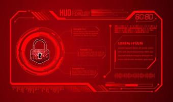 Modern HUD Technology Background vector