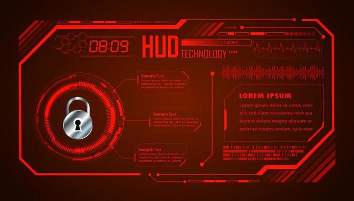 Modern HUD Technology Background