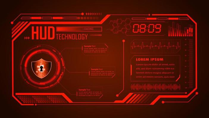 Modern HUD Technology Background