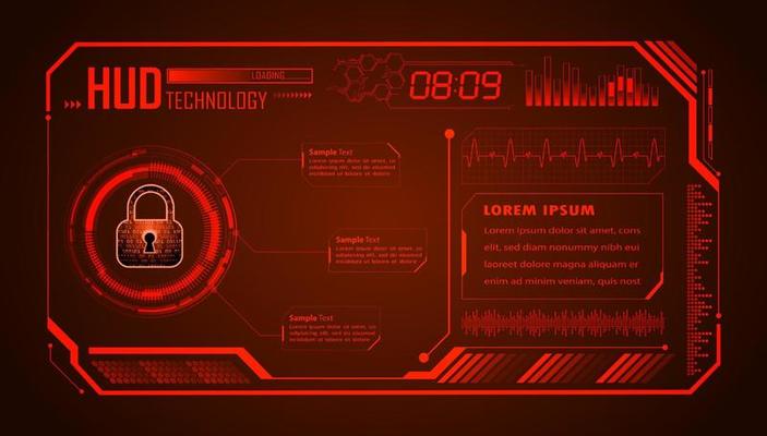 Modern HUD Technology Background