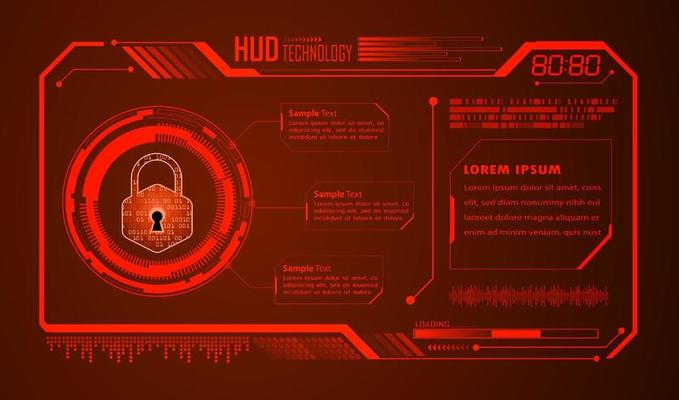 Modern HUD Technology Background