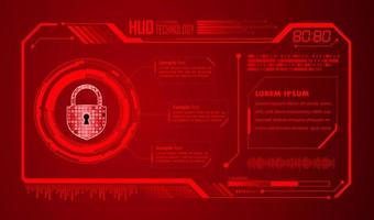 Modern HUD Technology Background vector