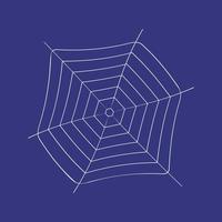round web on a dark background vector