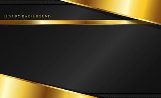 Luxury Black Background With a golden color combination. vector