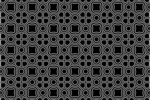 Seamless Pattern Geometric Vector, Black and White vector