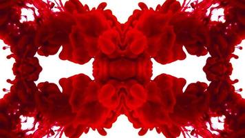 Wonderful Kaleidoscope Backgrounds Created From Colorful Ink Paint Spread video