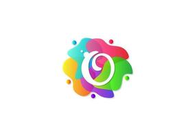 Letter O Logotype Gradient Colorful, Logo Template Design Vector. vector