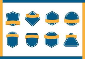 Badge Shape Element Vector