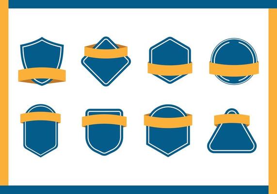 Badge Shape Element Vector