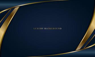 Luxury Navy Blue Background With a golden color combination. vector