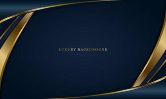 Luxury Navy Blue Background With a golden color combination. vector