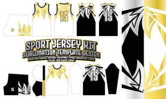 diseño de jersey dorado 164 patrón textil para camiseta deportiva, fútbol, fútbol, e-sport, camiseta de voleibol, camiseta de baloncesto, camiseta de futsal. vector