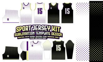 Polkadot Jersey design 141 pattern textile for Sport t-shirt, Soccer, Football, E-sport, Volleyball jersey, basketball jersey, futsal jersey. vector