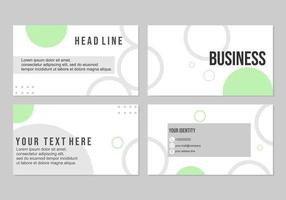 business presentation templates set.geometric design with circle elements.Use for modern powerpoint, presentation background, brochure design, website slider, landing page, a vector