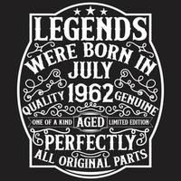 Vintage Birthday typography T-shirt Design vector