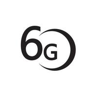 6G internet icon vector