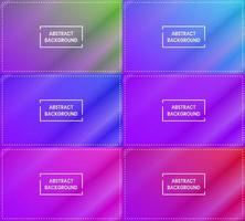 green, blue, pink, red and purple shining gradient collection with frame. abstract, simple, modern and colorful style. great for background, copy space, wallpaper, card, cover, poster, banner or flyer vector