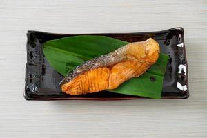 Grilled Salmon Steak with Soy Sauce photo